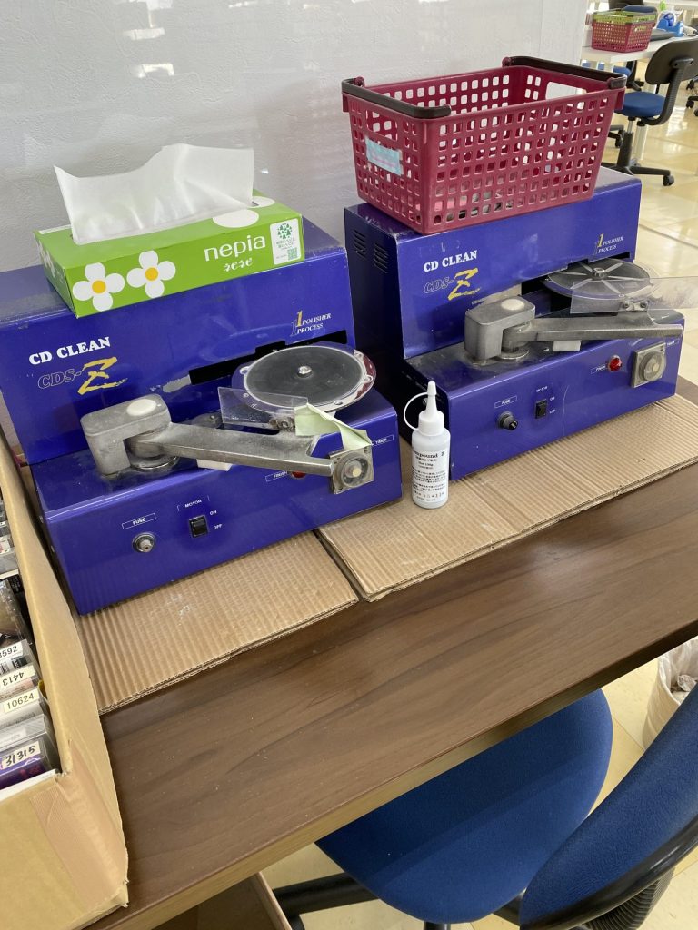 ディスク研磨作業